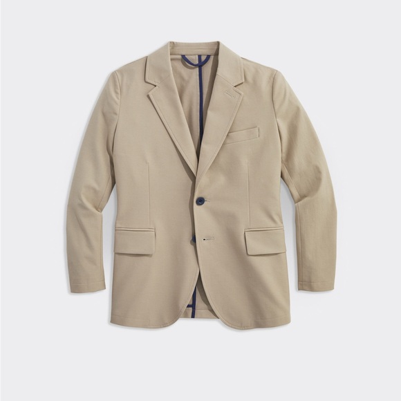 Vineyard Vines Other - Vineyard Vines OTG On The Go Lightweight Blazer Khaki 2 Button Youth Boys 12